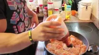 Healthy Bodybuilder Chicken With Athlete Derek Rafla