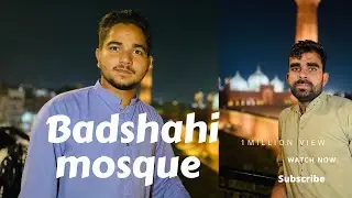 Food Street Lahore -Badshahi Mosque beautiful night view Lahore -Sa Nature Beauty 