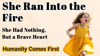 Everyone ran away from the fire ! she ran toward it what #educationalstory #success #education 