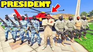 Franklin Become The Most POWERFUL PRESIDENT in GTA 5 | SHINCHAN and CHOP