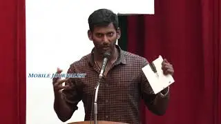 Vishal Speech Linguswamy in Lingu Hiku Book Launch - 2018 | Mobile Journalist