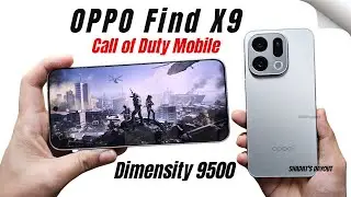 Тест производительности OPPO Find X9 в Call of Duty Mobile | Дисплей Dimensity 9500, 120 Гц