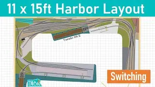 45 - MRR Layout Design: Switching layout set in modern day harbor incl. car ferries.