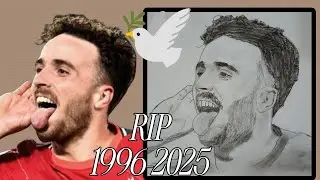 drawing diogo jota | RIP 1996-2025 💔