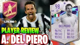 DEL PIERO 98: Player Review | ICONO ESTRELLA DE PORTADA DEL PIERO 98 en FIFA 23 &iquest;Vale la pena?