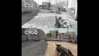 AK47 Comparison CS2 v.s. CSGO