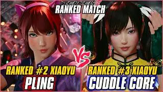 TEKKEN 8 - PLING (Ranked #2 Xiaoyu) vs CUDDLE CORE (Ranked #3 Xiaoyu) - T8 RANKED MATCHES