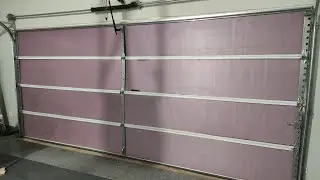 Garage door insulation under $100 - #TjDiy