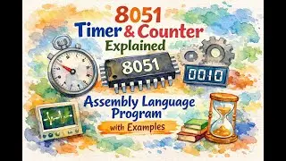 8051 Timer and Counter Explained | Assembly Language Program (ALP) with Examples