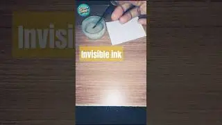 Make invisible ink at home.