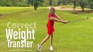 Quick Tip With LPGA Instructor Meredith Kirk: Correct Weight Transfer
