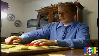 Nebraska checkers champion sits down with KETV Sports reporter in a checkers showdown in 2006