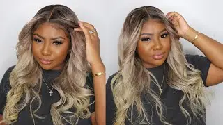 The Perfect Ash Blonde Color For Brown Skin | feat. YG Wigs