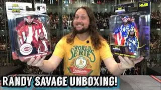Macho Man Randy Savage Cinncinnati Reds & SDCC Exclusive Unboxing!
