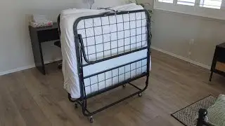 EconoHome Folding Bed Portable Rollaway Guest Bed with 5