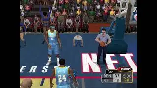 ESPN NBA 2K5 Nuggets vs Nets Kenyon Martin Faces His Old Team