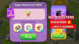 GARDENSCAPES SUPER HARD LEVEL 13821 NO BOOSTERS | MARI MAIN BERSAMA