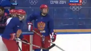 Хоккеистки сборной России готовятся в Сочи