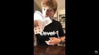 How different magicians change your card! Level 1-10 Magic tricks! #shorts
