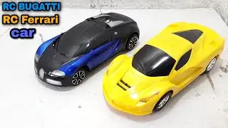 Remote Control High Speeds Racing Ferrari vs Bugatti RC car