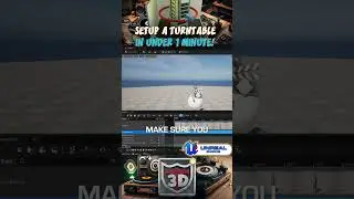 ⭐Create Camera Turntable in Unreal Engine 5⭐ 3D Tudor #shorts #unrealengine5