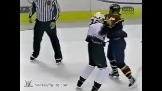 Jeff Odgers vs Darcy Hordichuk Dec 11, 2002