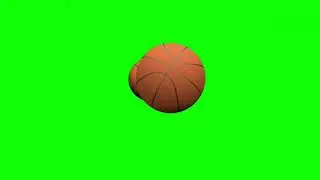 Bouncing Basketballs|GREEN SCREEN video|Chroma key video