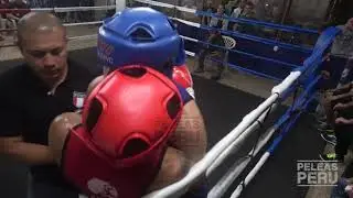 Rodrigo Diaz vs Jonathan Seminario. Liga Peruana de Muay Thai. Final 2017.