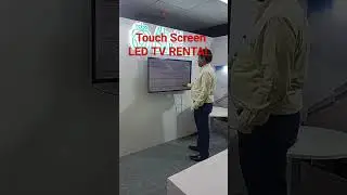 Touch Screen LED TV RENTAL Available For Events