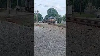 Intermotal Train Knocks Down Signal