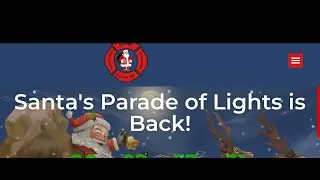 Orl&eacute;ans Santa Parade of lights 2022