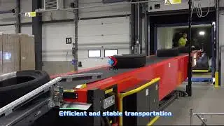 Customizable Mobile Telescopic Belt Conveyor for Loading/Unloading Speed Adjustable