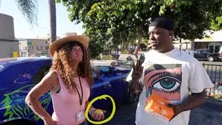 Paying Strangers In The Hood To Eat 2 Popeyes Biscuits In 1 Min