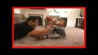 This cute picture of salman khan with nephew ahil will make your sunday brighter