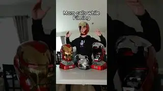 MY REAL IRON MAN HELMETS!!! #ironman #marvel #unboxing #shorts