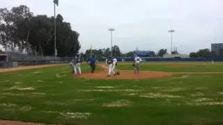 Pitcher Benjamin Terry Hits Triple in RBI league Game @UYA - 2015