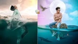 UNDERWATER | Photo Editing Tutorial IN Picsay PRO | Easy Steps To This Tutorial | #ikediting