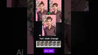 Ai hairstyle editing App | Ai hair styles change one click | Ai se hairstyle kaise change kare |