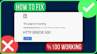 HTTP 500 ERROR 2026 [FIXED] | HTTP 500 Internal Server Error Problem