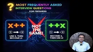 Pre Increment vs Post Increment Explained Simply | Freshers Most Asked Interview Question