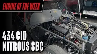Nitrous-Powered 434 cid Small Block Chevy Engine