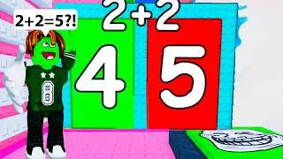 ROBLOX Math Tower Funny Moments (SLAP TOWER)