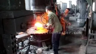 Energy saving induction forging furnace