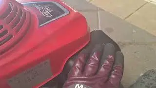 B.Oates storage of mower.