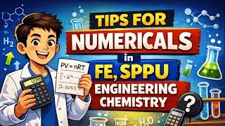 Tips for Numericals in FE SPPU Engineering Chemistry I Numericals for FE Engineering Chemistry