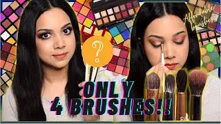 4 EYE MAKEUP BRUSHES FOR BEGINNERS | Affordable | Detailed guide | Available in India | Comparisons