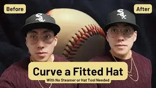 How to Curve a Fitted Hat Brim (No Steamer or Hat Tool Needed)