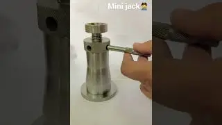 Mini jack model || made on lathe machine || turner student