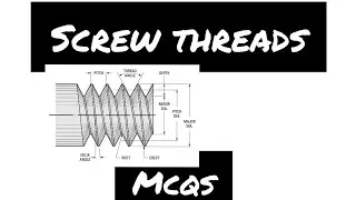 ITI trade Theory topic- SCREW THREAD mcqs