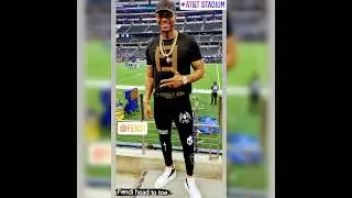 D. Hall Supermodel & Actor @ VIP Dallas Cowboys Game